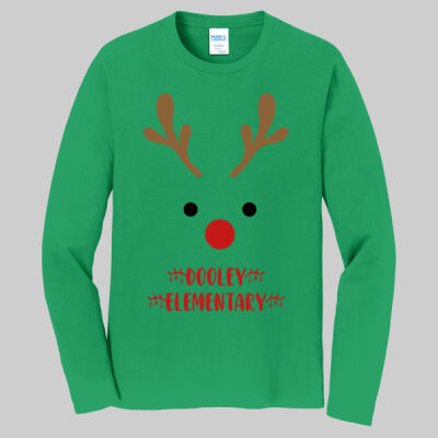 Adult Long Sleeve Shirt - Winter - Reindeer  Thumbnail