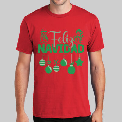 Adult T-Shirt - Winter - Feliz Navidad Green Thumbnail